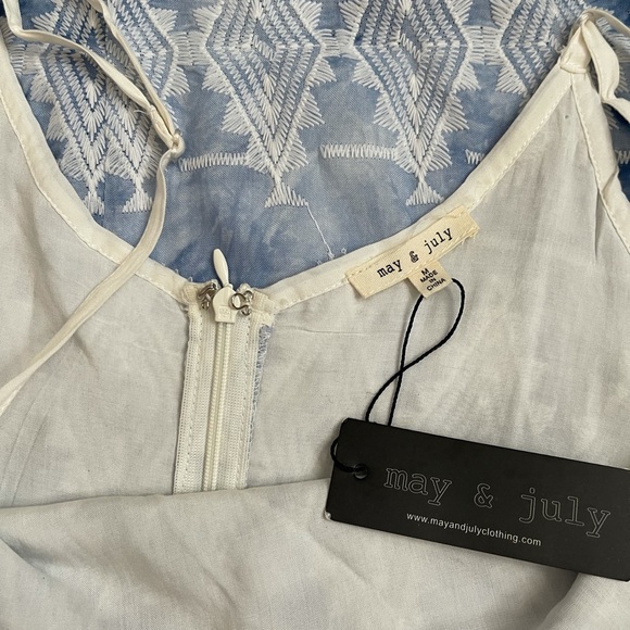 “July & may” Bohemian Summer Dress NWT Size M - Picture 3 of 4